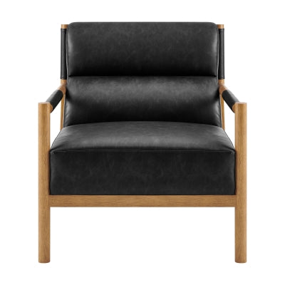 OLIVER BLACK ACCENT CHAIR