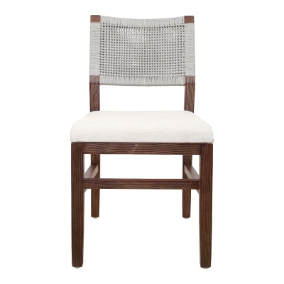 PARA ROPE DINING SIDE CHAIR-GRY