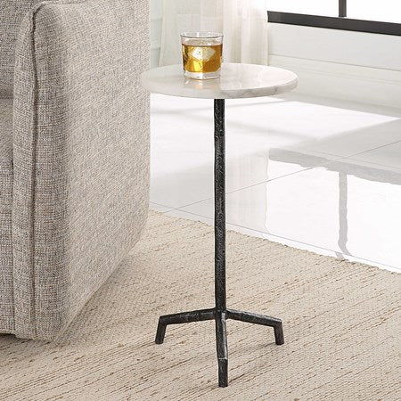 VINED MARBLE DRINK TABLE