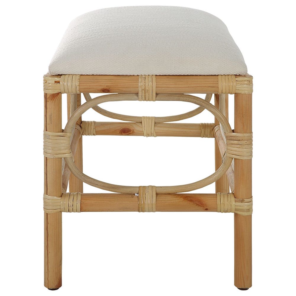 LAGUNA SMALL WHITE BENCH