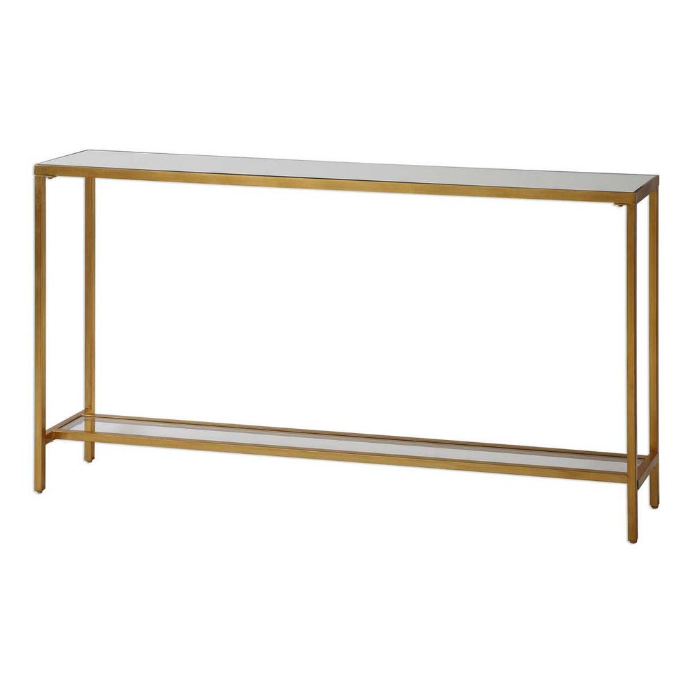 HAYLEY GOLD CONSOLE TABLE
