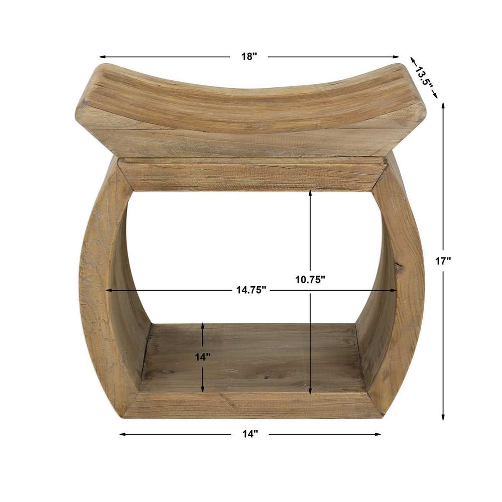 ELMER RECLAIMED ACCENT STOOL