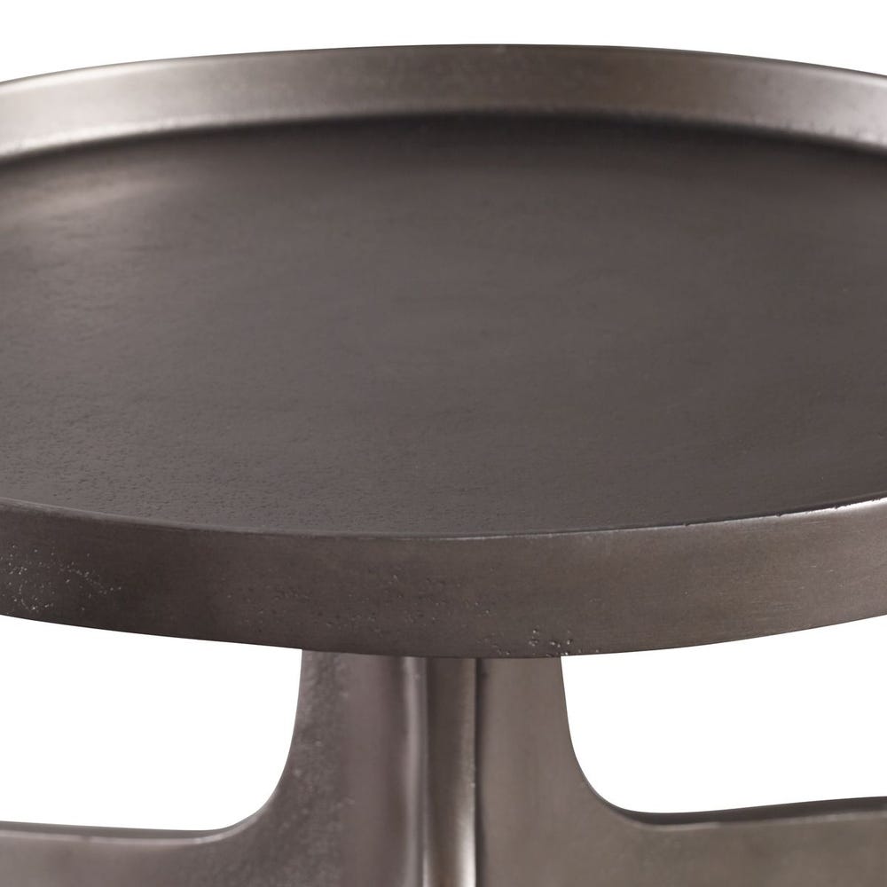 KENNAN NICKEL ACCENT TABLE