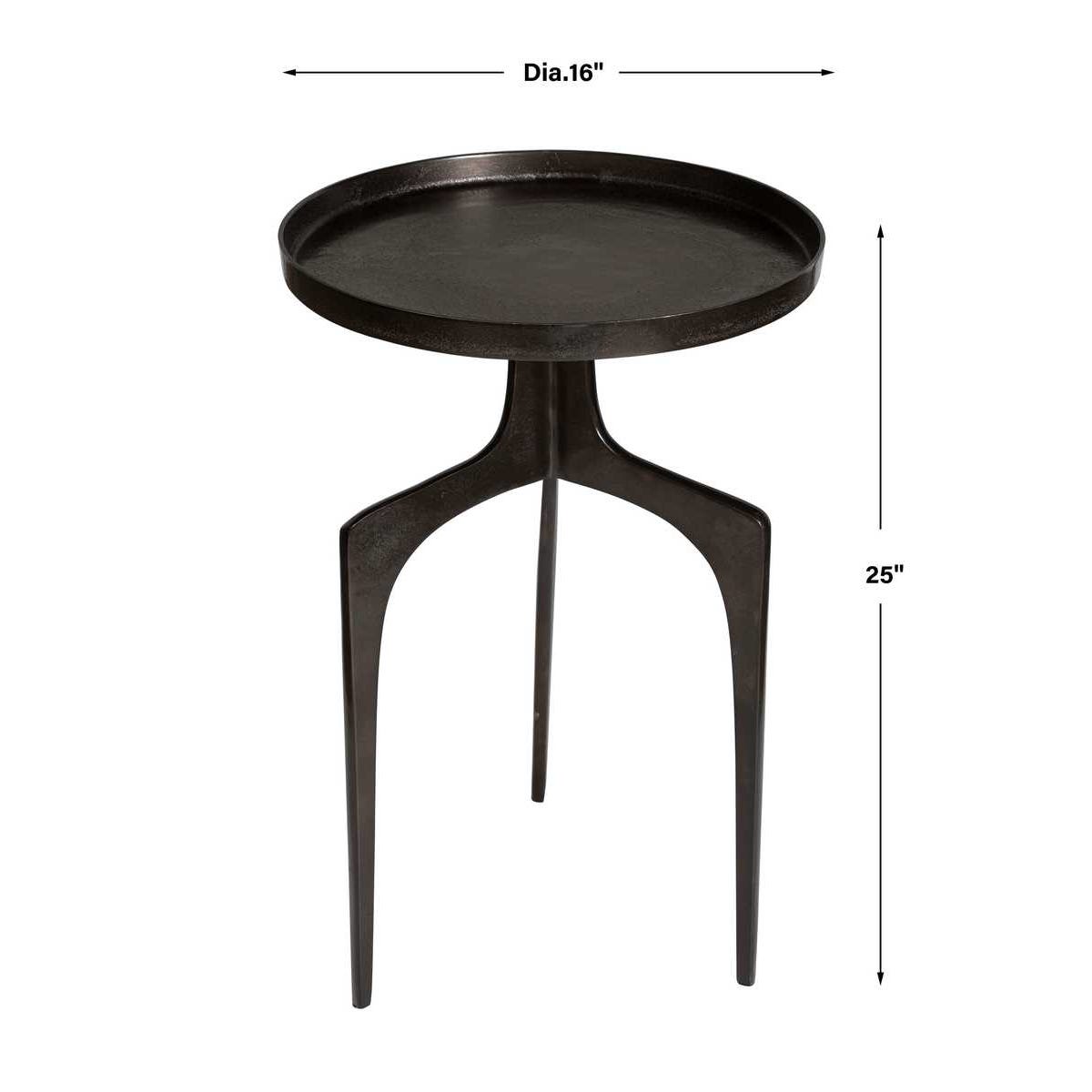 KENNAN BRONZE ACCENT TABLE