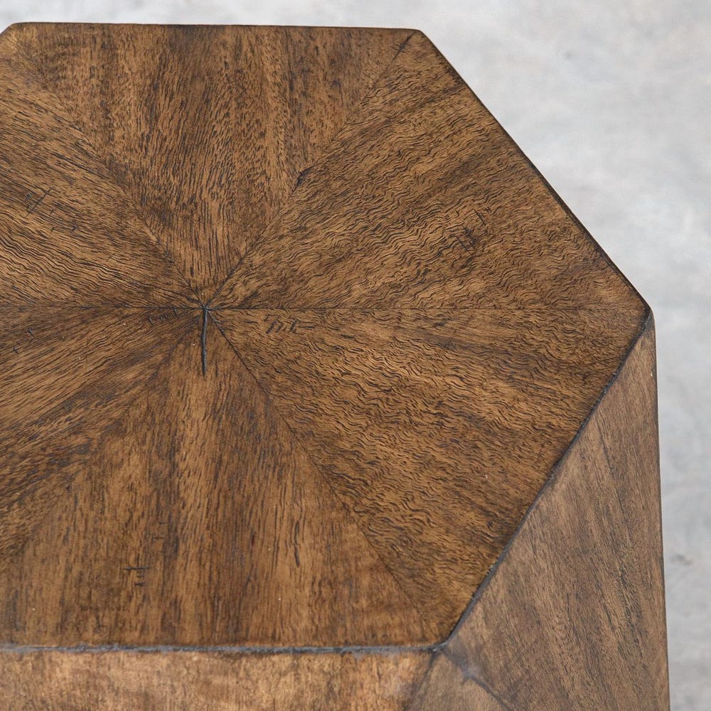 HONEYCOMB ACCENT TABLE