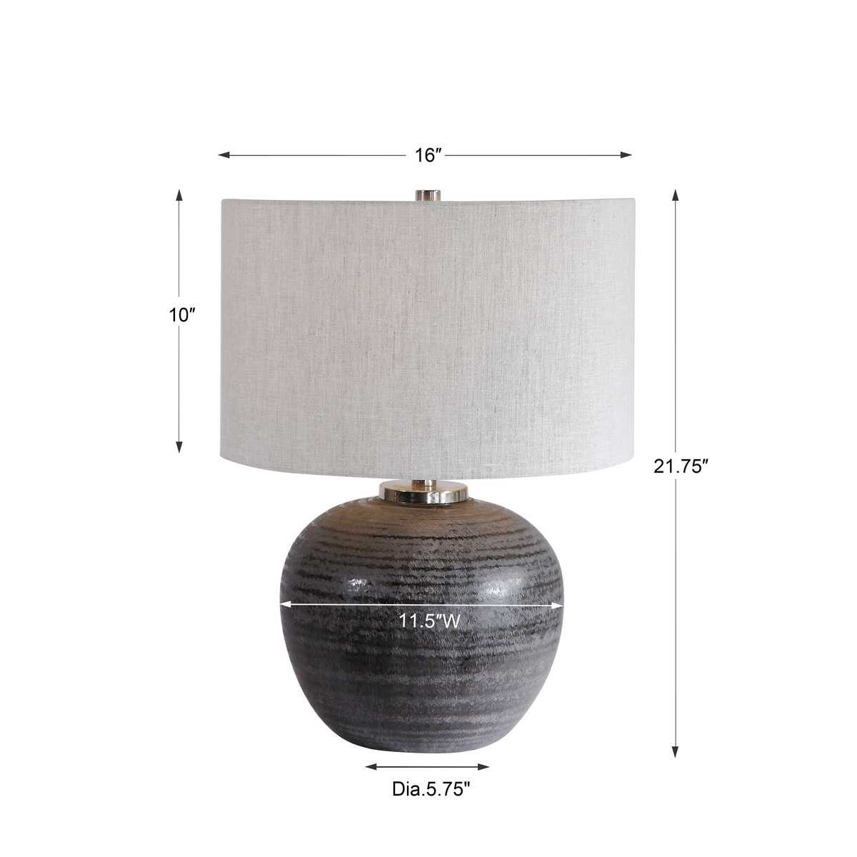 MIKKEL DARK TABLE LAMP