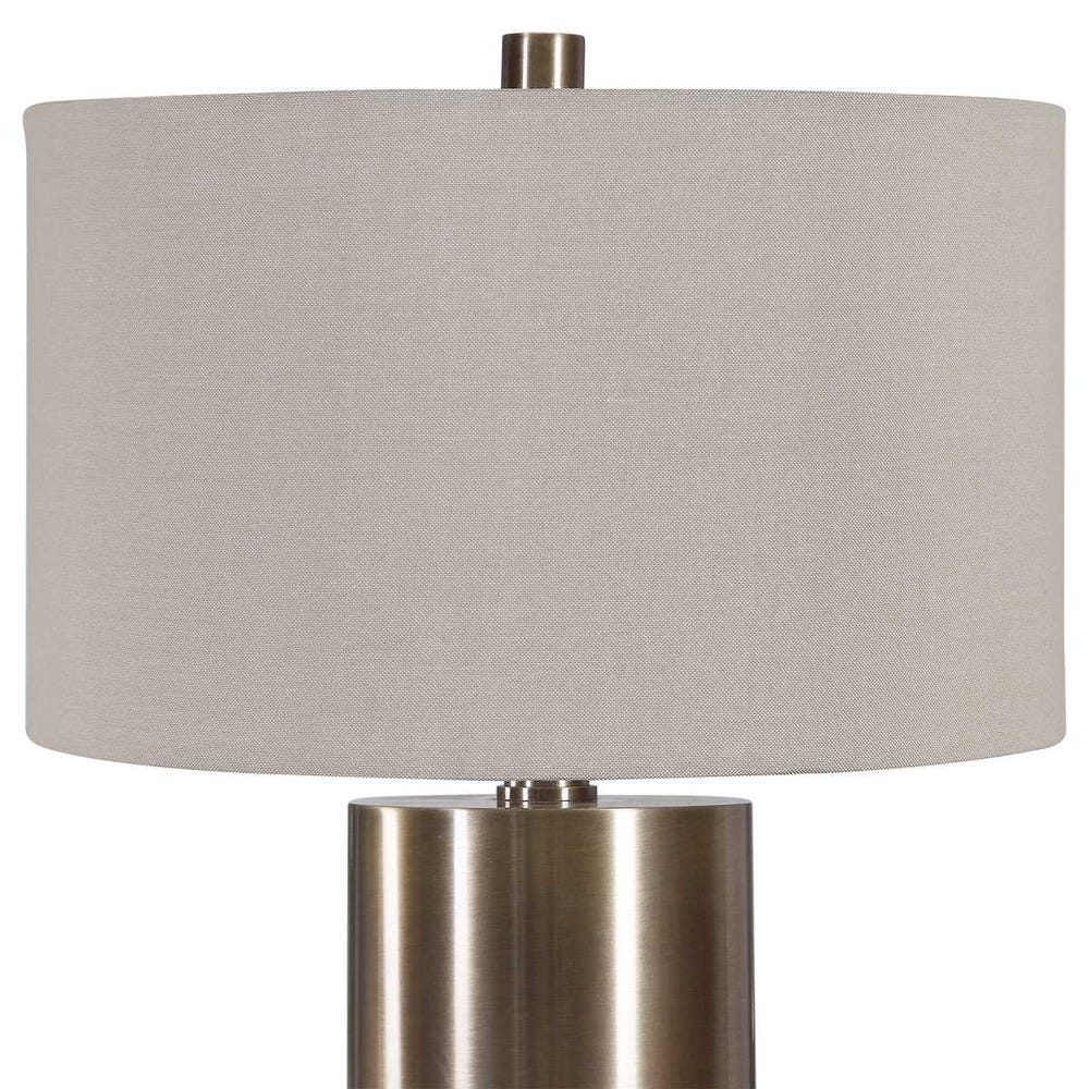 TARIA ANTIQUE BRUSHED BRASS LAMP