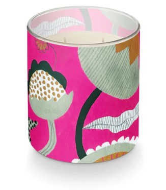 ILLUME FOREST FLORA  MED GLASS CANDLE