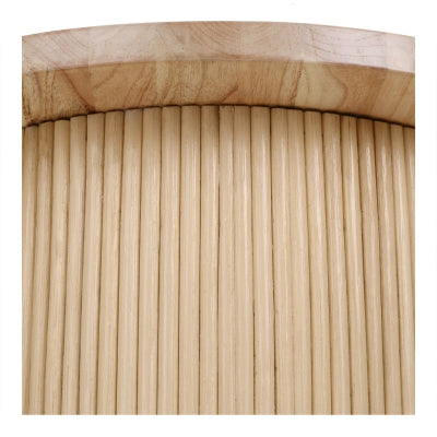 COLLINS RATTAN END TABLE