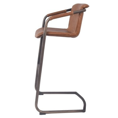 INDY CIGAR BROWN BAR STOOL
