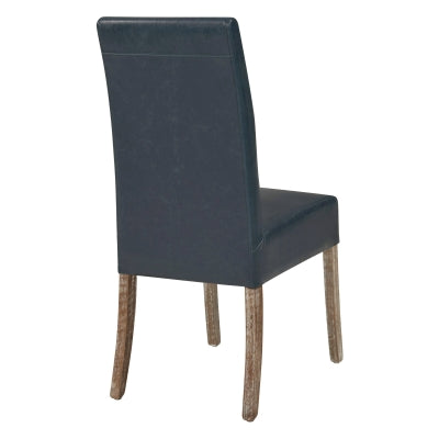 VALENCIA SIDE CHAIR-VNTG BLUE