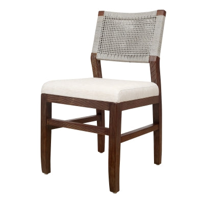 PARA ROPE DINING SIDE CHAIR-GRY