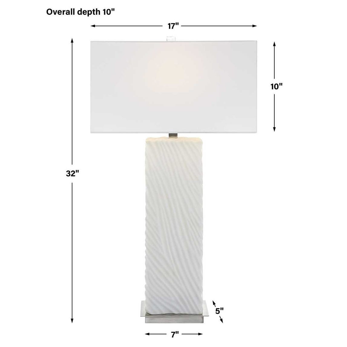 PILLAR GROOVE TABLE LAMP