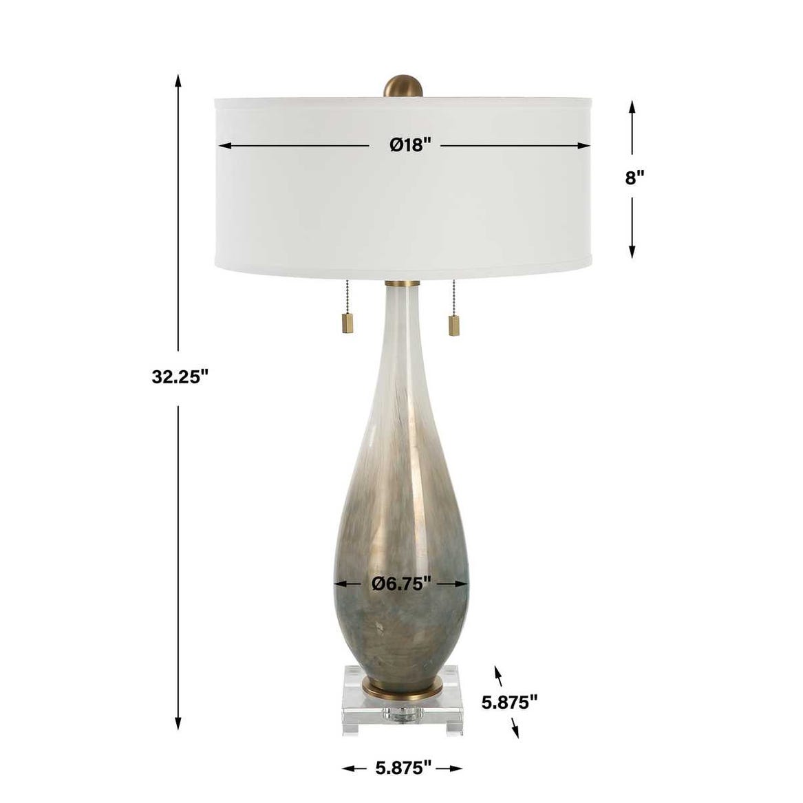 DONNI BRONZE TABLE LAMP