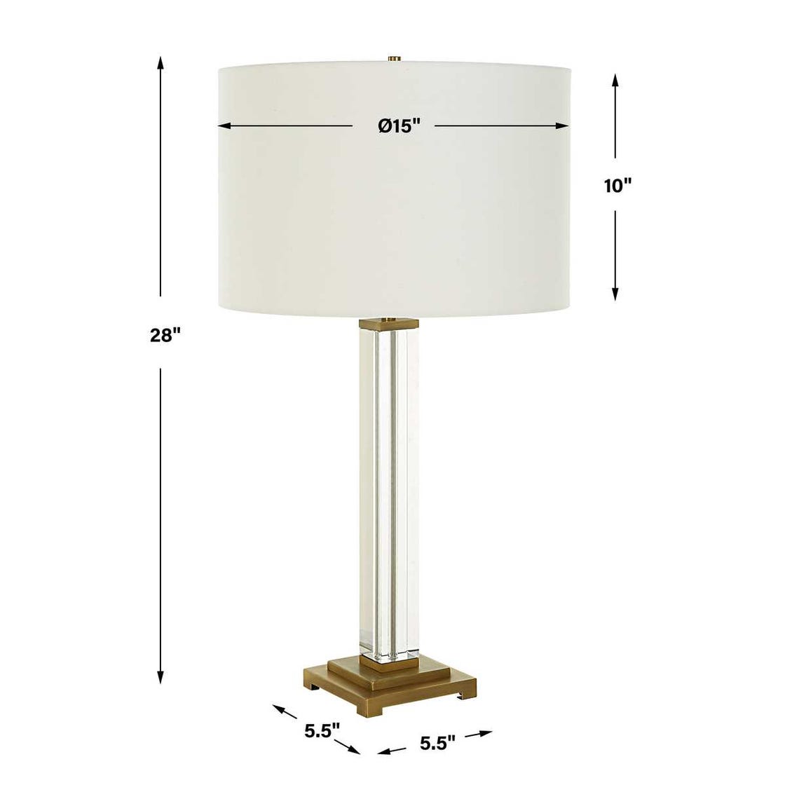 CRYSTAL TABLE LAMP