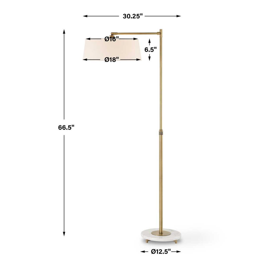 ANTIQUED OUT FLOOR LAMP