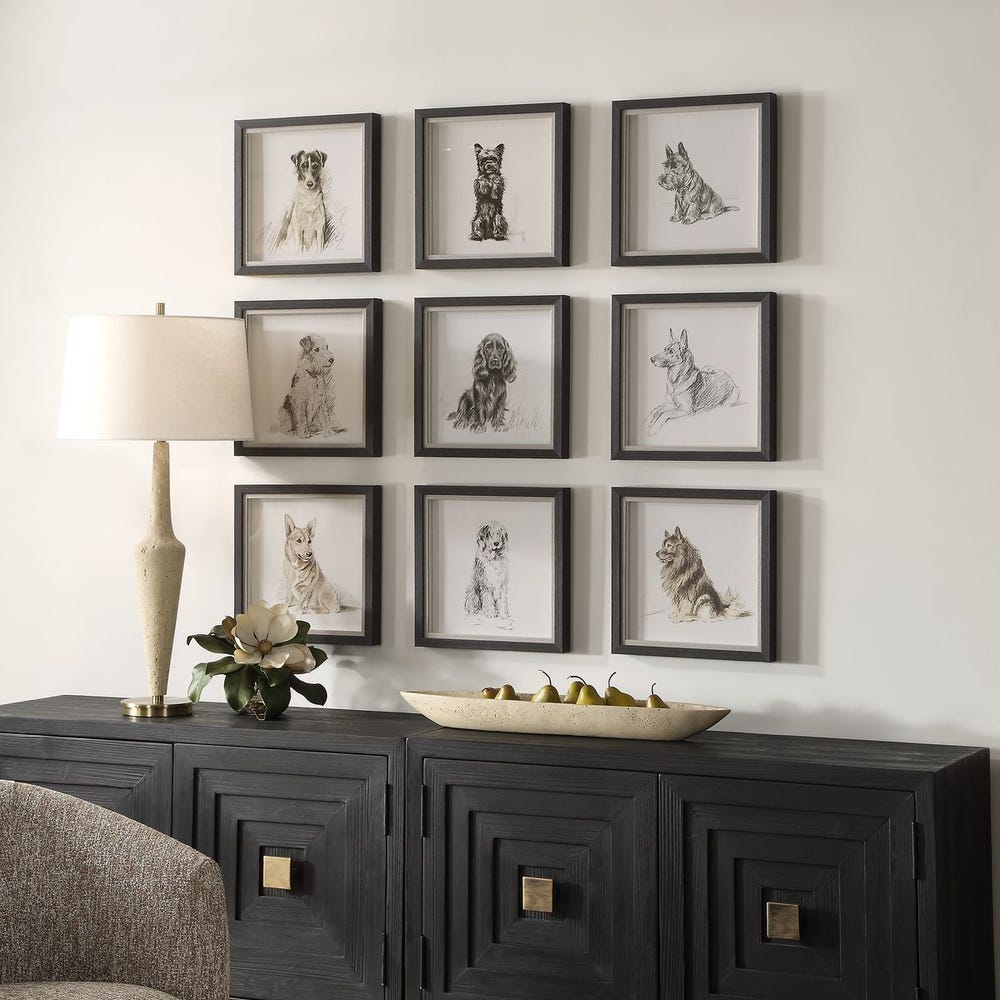 BEST FRIEND FRAMED ART-SET OF 9