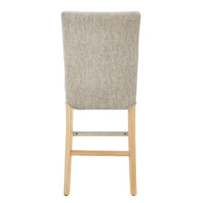 MILTON GREY FABRIC COUNTER STOOL