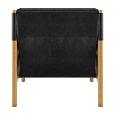 OLIVER BLACK ACCENT CHAIR