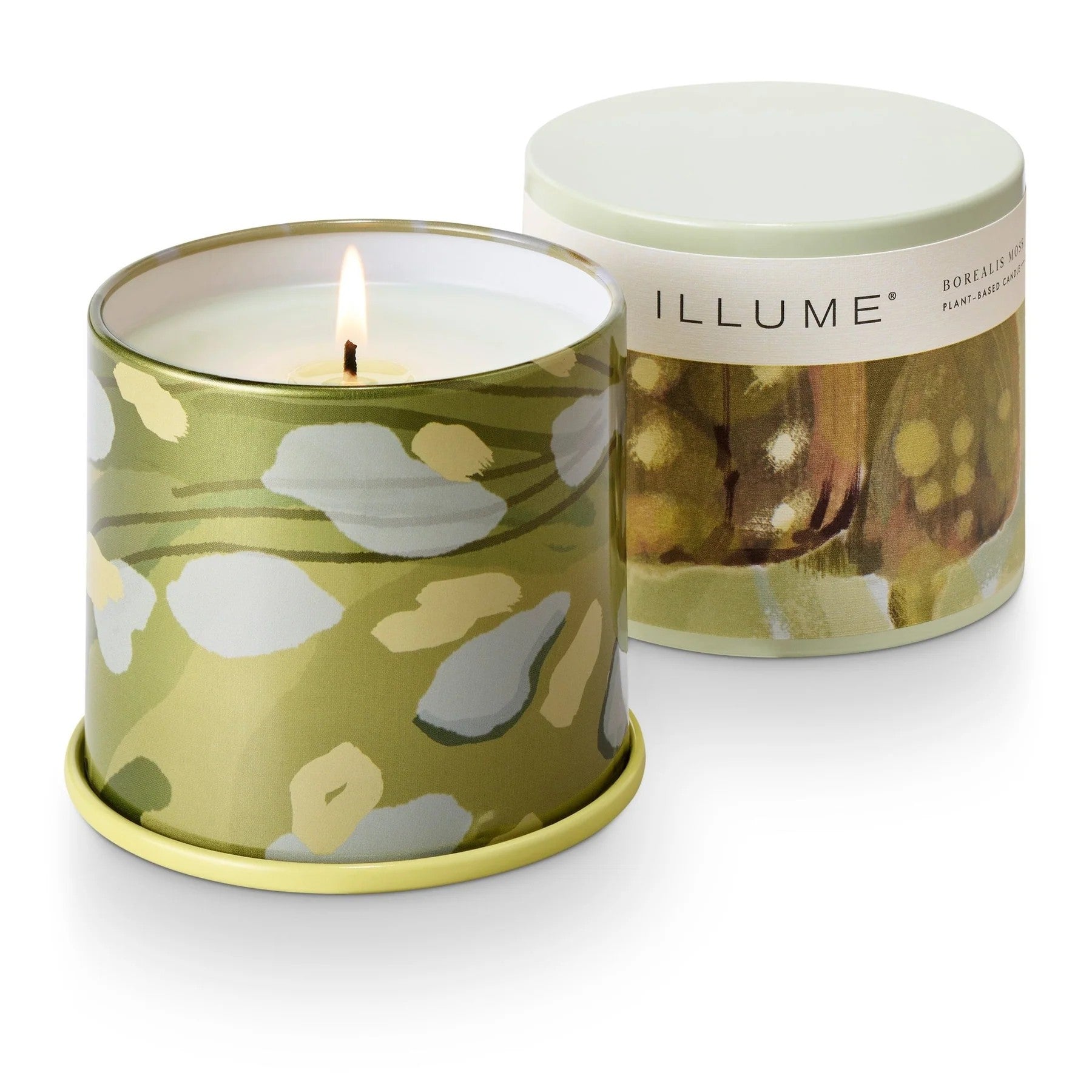 ILLUME BOREALIS MOSS TIN CANDLE