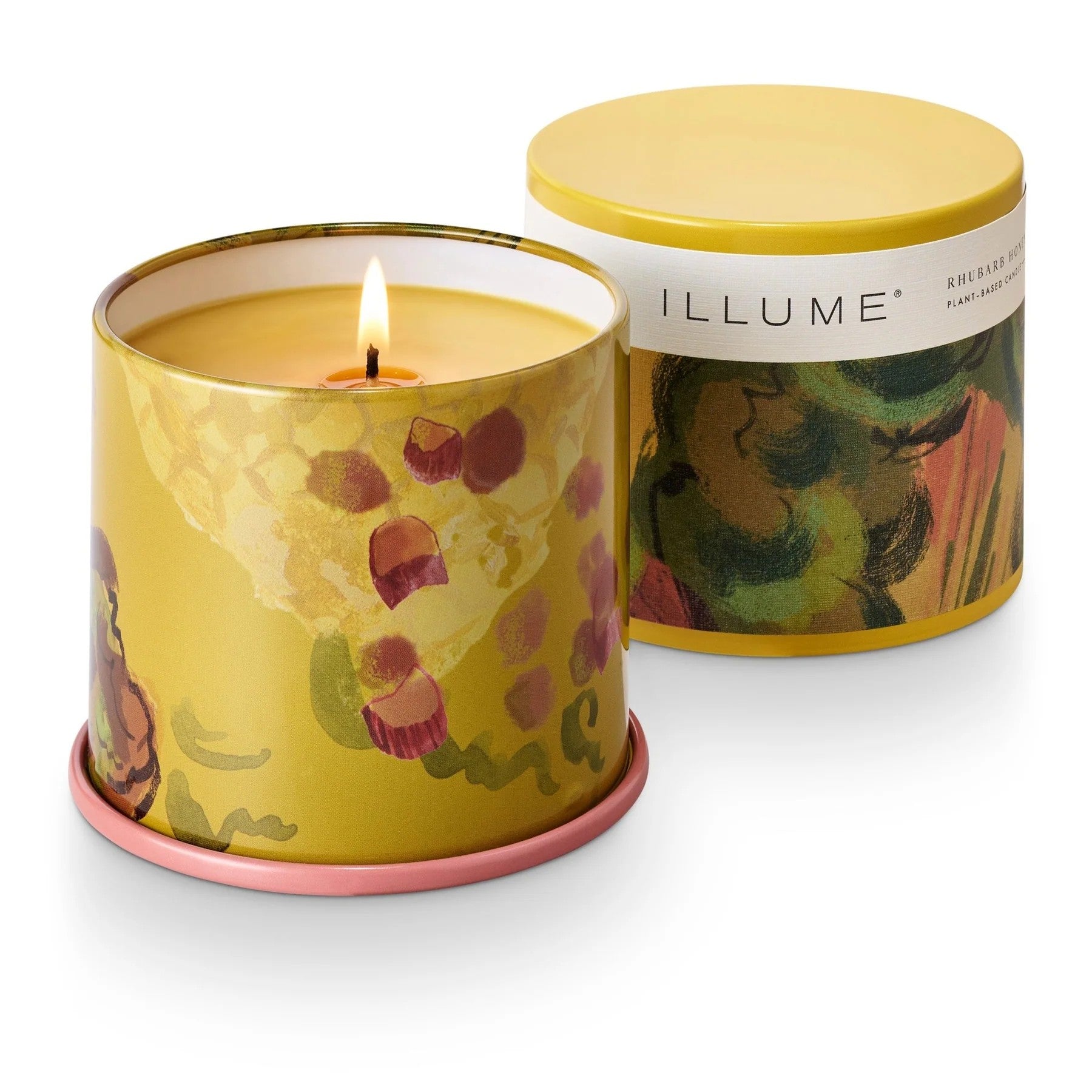 ILLUME RHUBARB HONEY TIN CANDLE