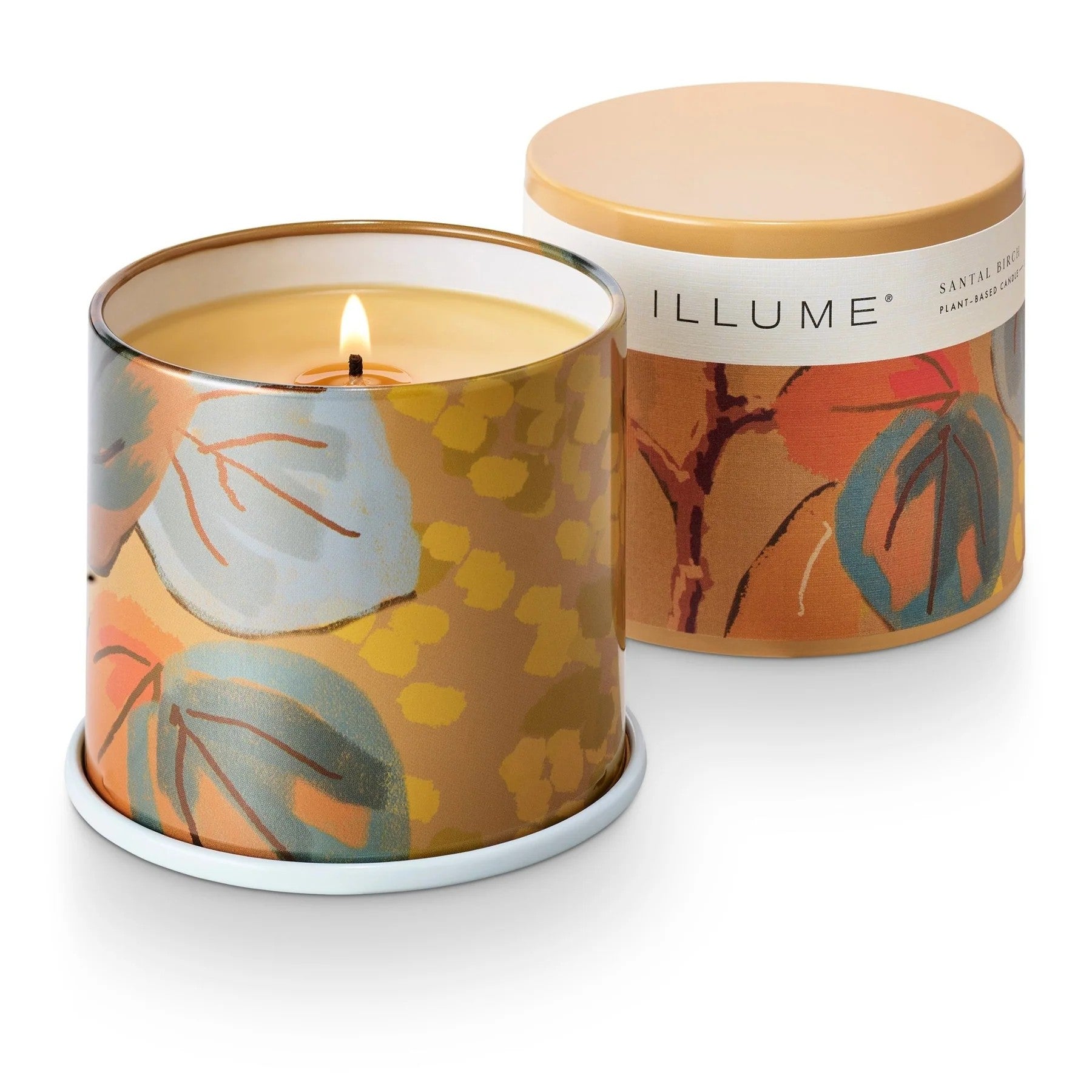ILLUME SANTAL BIRCH TIN CANDLE
