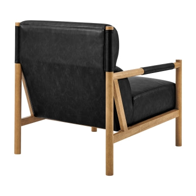 OLIVER BLACK ACCENT CHAIR