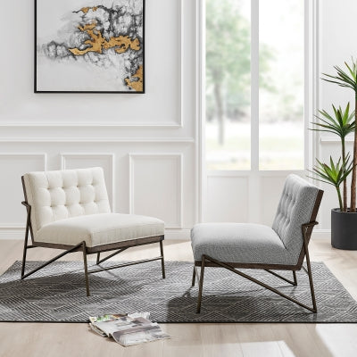 MARROW GREY ACCENT CHAIR