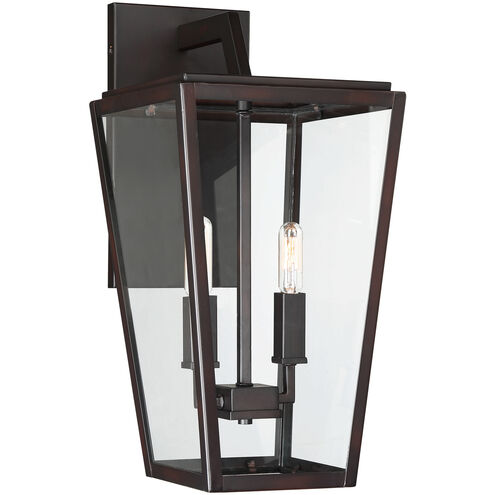 MILTON 2-LIGHT LANTERN BRONZE