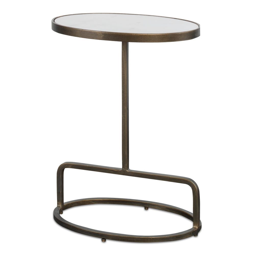 JESSE MARBLE ACCENT TABLE