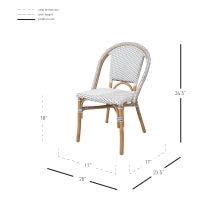 AVIGNON BISTRO GRY DINING CHAIR