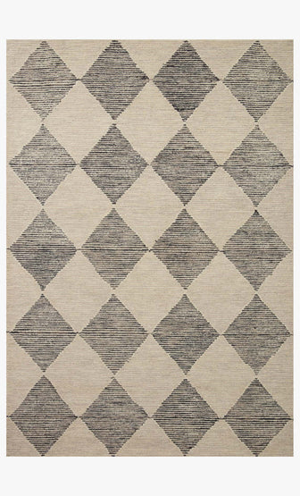 FRANCIS BEIGE/CHARCOAL 4X6 RUG
