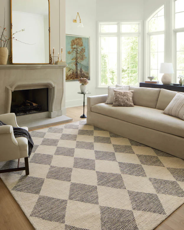 FRANCIS BEIGE/CHARCOAL 9X12 RUG