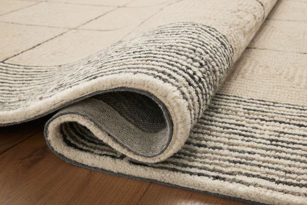FRANCIS 5X7 RUG-CREAM/BLACK