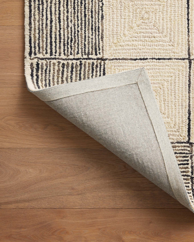 FRANCIS 5X7 RUG-CREAM/BLACK