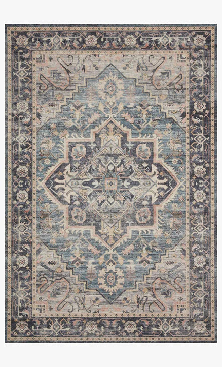 HATHAWAY NAVY/MULTI 9X12 RUG