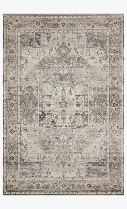 HATHAWAY STEEL/IVORY 5X8 RUG
