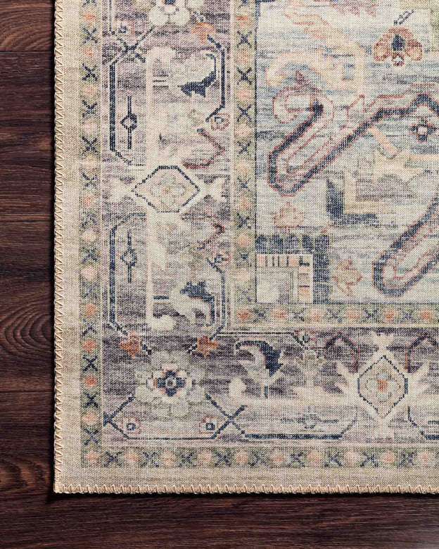 HATHAWAY MULTI/IVORY 5X8 RUG
