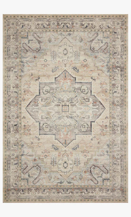 HATHAWAY MULTI/IVORY 5X8 RUG