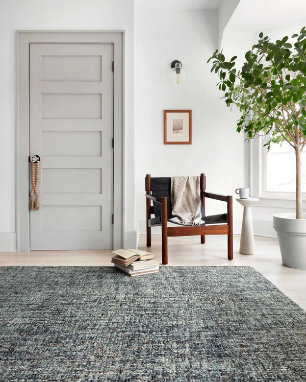 HARLOW 8X10 RUG-DENIM/CHARCOAL
