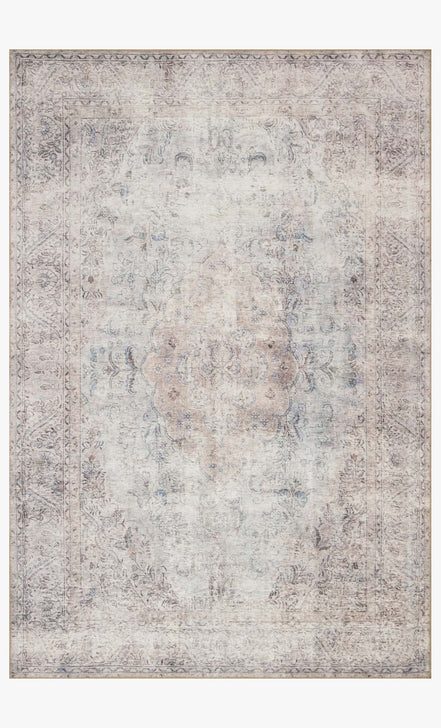 LOREN SILVER/SLATE 8X12 RUG