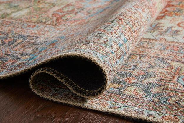 LOREN BRICK/MULTI 8X10 RUG