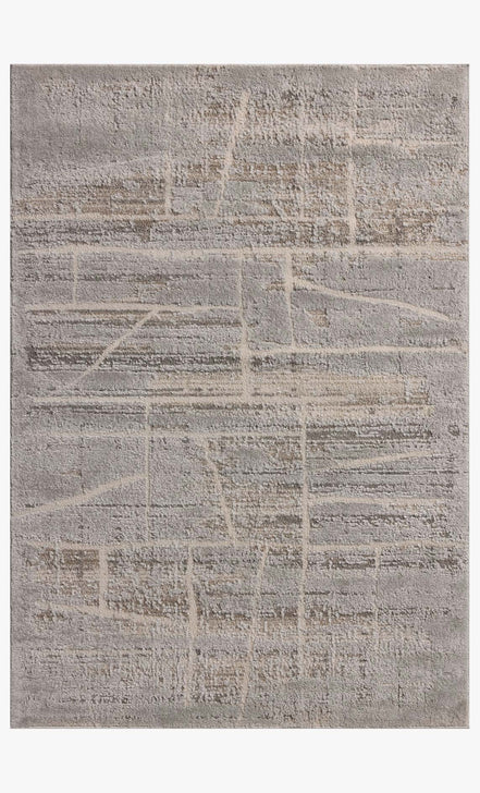 AMBER LEWIS MONTY NATURAL/MIST RUG- 5X8'