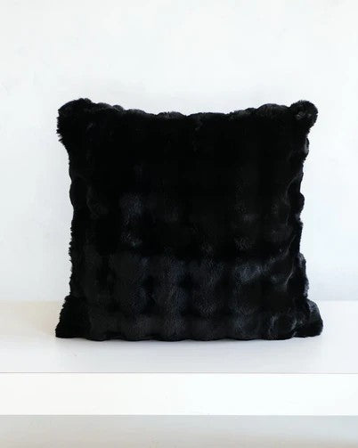 MINKY COUTURE X OSMOND DESIGNS CHARCOAL EURO SHAM-26"X26"