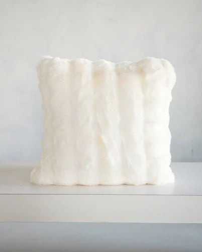 MINKY COUTURE X OSMOND DESIGNS CREAM EURO SHAM-26"x26"