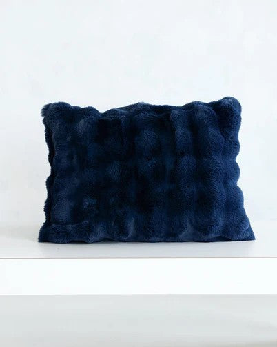 MINKY COUTURE X OSMOND DESIGNS NAVY STANDARD SHAM-20"X26"
