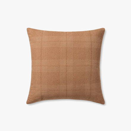 AMBER LEWIS CARMEL PILLOW 22X22