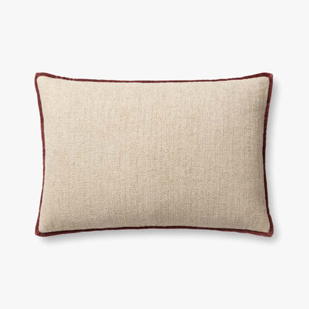 AVA IVORY/WINE PILLOW