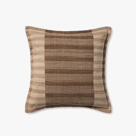 AMBER LEWIS BROWN PILLOW 22X22"