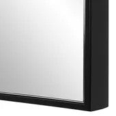 HARLOW BLACK RECTANGULAR MIRROR